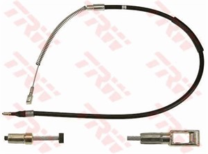 Kabel, parkeringsbremse, VW LT 28-35 Buss I, LT 28-35 Flak/chassi I, LT 28-35 Skåp I, LT 40-55 Flak/chassi I, LT 40-55 Skåp I, 281 609 7