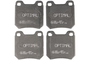 Bremseklosser sett, Bakaksel, OPEL OMEGA A, SENATOR B, 1605688, 1605799, 1605878, 90273261, 90279383, 90421528