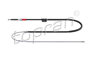 Kabel, parkeringsbremse, Bakre venstre, Høyre bak, SKODA OCTAVIA III, OCTAVIA Combi III, 5Q0 609 721BF