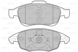 Bremseklosser sett, Framaksel, CITROËN,DS,PEUGEOT,RENAULT, 1623816280, 1647862480, 425361, 4253-61, 425412, 4254-12, 425413, 4254-13, 42
