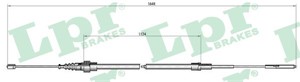 Kabel, parkeringsbremse, Høyre, Venstre, SEAT CORDOBA, CORDOBA Vario, IBIZA II, 6K0609721E, 6K0609721F, 6N0609721K
