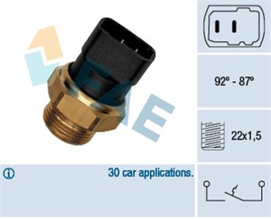 Temperaturbryter, radiator ventilator, SEAT IBIZA I, MARBELLA, MARBELLA Skåp/halvkombi, TERRA, TERRA Skåp / kombi, VOLVO 480, 1 471 971,