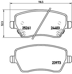 Bremseklosser sett, Framaksel, NISSAN MICRA IV, MICRA V, NOTE, 410601797R, 410601HA0B, D10601HA0A, D10601HA0B, D10601HA0C, D10601HA7B, D