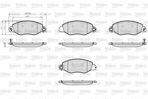 Bremseklosser sett, Framaksel, FORD TRANSIT Buss, TRANSIT Flak/chassi, TRANSIT Skåp, 1135167, 1318139, 1415166, 1465167, 1479223