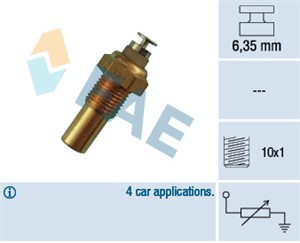 Kjølevæsketemperatursensor, VOLVO 240, 240 Kombi, VW GOLF II, 035 919 501, 055230822, 06 49 007, 06 49 012, 06 49 013, 06 49 014, 06 49
