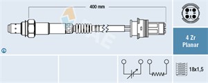 Lambdasonde, Venstre, CHRYSLER,MERCEDES-BENZ, 001 540 05 17, 001 540 60 17, 002 540 01 17, 5099821AA, SG-1142, SG-1150