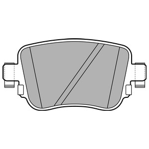 Bremseklosser sett, Bakaksel, AUDI,SEAT,SKODA,VW, 2K5 698 451B, 2K5698451A, 2K5698451B, 2Q0 698 451A, 2Q0698451A, 5Q0 698 451B, 5Q0 698