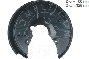 Bremseskjold, Venstre bakaksel, AUDI A4 B6 Avant, A4 B6 Cabriolet, A4 B7, A4 B7 Avant, A4 B7 Cabriolet, SEAT EXEO, EXEO ST, 8E0 615 611J