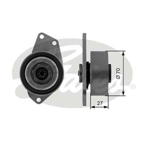 Strammerull, kilerem med ribber, CITROËN C15 Flak/chassi, C15 Skåp/stor limousine, 5751.85, 575185, 96399167