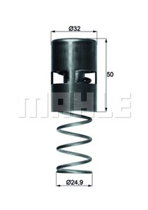 Termostat,oljekjøling, PORSCHE 911, 911 Targa, 930 107 155 00, 930 107 755 00
