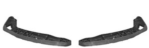 Holder, støtfanger, Bak, PEUGEOT 208 I, 16 072 556 80