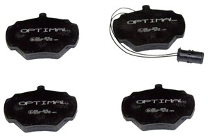 Bremseklosser sett, Bakaksel, LAND ROVER DEFENDER Cabrio, DISCOVERY I, RANGE ROVER I, 1S7G-9J559-BA, 3S4Z-9J559-AA, L301-18-741, L801-18