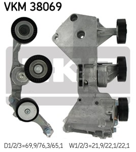 Strammerull, kilerem med ribber, Høyre, Venstre, MERCEDES-BENZ A-KLASS [W168], VANEO [414], 668 200 08 70, 668 200 16 70, 668 200 22 70