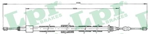 Kabel, parkeringsbremse, Bak, Venstre, PEUGEOT 306, 306 Break, 306 Halvkombi, 306 Skåp / kombi, 474599, 4745A1, 96190724