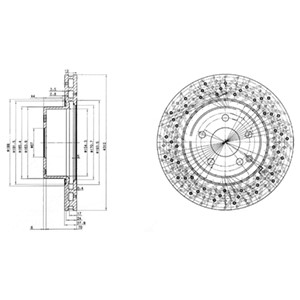 Bremseskive, Framaksel, MERCEDES-BENZ S-KLASS [W220], 220 421 0912, 220 421 091264, A220 421 0912, A220 421 091264
