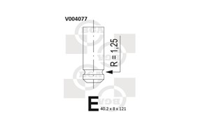 Innløpsventil, ALFA ROMEO,CHRYSLER,FORD,OPEL,ROVER, 116760330001, 195590330100, 20360026, 20360026A, 20360026F, 2036019, 60507189, AEU22