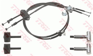Kabel, parkeringsbremse, Bakre venstre, Høyre bak, MAZDA 6 Hatchback, 6 Sedan, 6 Station Wagon, OPEL VECTRA B Kombi, GJ6A-44-410A, GJ6A-
