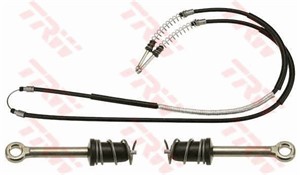 Kabel, parkeringsbremse, Bak, Høyre, Venstre, FIAT PANDA, PANDA Skåp/halvkombi, 7757560