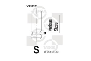 Utløpsventil, HONDA ACCORD V, ACCORD VI, ACCORD Hatchback VI, ODYSSEY Minibus, minivan, SHUTTLE, 14721-PDA-E00