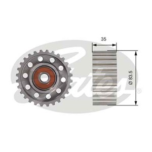 Styrerulle-kilerem tannrem, TOYOTA,VW, 13503-05010, 13503-54030