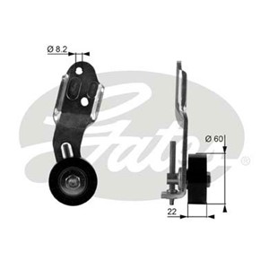 Strammerull, kilerem med ribber, FORD FIESTA IV, FIESTA Skåp/stor limousine, MAZDA 121 III, 1004965, 1052359, 1101540, 1E12-15-930, 1E12