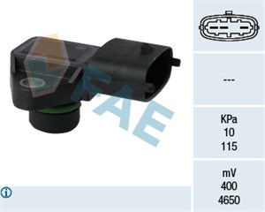 Sensor, sugerørtrykk, HYUNDAI,KIA, 39300 38100, 39300 38200, 39300-38100, 39300-38200, AS-197