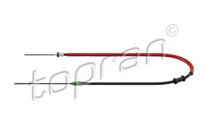 Kabel, parkeringsbremse, Bakre venstre, NISSAN KUBISTAR Skåp, RENAULT KANGOO, KANGOO Express, 3653 100 Q0B, 3653 100 QAE, 7700 311 698,