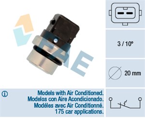 Temperaturbryter, kjøling, SEAT,VW, 1H0 959 625, B01A61480, B01A61480A, B01B61480