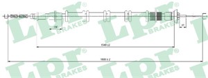 Kabel, parkeringsbremse, Bak, Høyre, Venstre, FIAT DOBLO Buss, DOBLO Cargo, DOBLO Flak/chassi, 51868727, 51882838