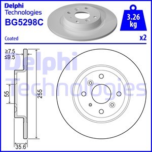 Bremseskive, Bakaksel, MAZDA 2, MX-5 IV, MX-5 RF Targa, DA9L26251, N24326251