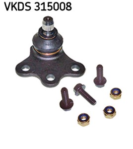 Bærekule, Framaksel venstre, Nede, OPEL MERIVA A Minibus, minivan, VAUXHALL MERIVA A, 3 52 085, 53 52 025, 93174598, 93190905