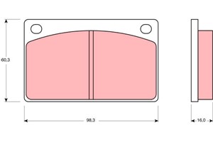 Bremseklosser sett, Framaksel, VOLVO 140, 140 Kombi, 164, 240, 240 Kombi, 260, 260 Coupé, 260 Kombi, P 122 S AMAZON, 2701639, 2717395, 2
