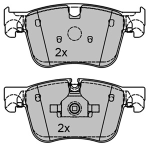 Bremseklosser sett, Framaksel, CITROËN C4 GRAND PICASSO II, C4 PICASSO II, PEUGEOT 308 II, 308 SW II, 16 098 985 80