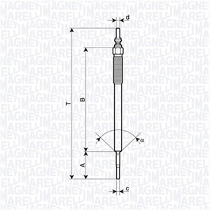 Glødeplugg, MITSUBISHI L200 / TRITON, L200 / TRITON Flak/chassi, 1820A020