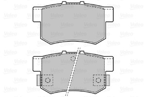 Bremseklosser sett, Bakaksel, HONDA, 06430-S7S-000, 43022S3N000, 43022-S3N-000, 43022S3NE50, 43022-S3N-E50, 43022S7S010, 43022-S7S-010,