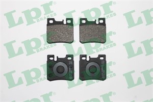 Bremseklosser sett, Bakaksel, MERCEDES-BENZ, 0014200220, 0014201320, 0014209520
