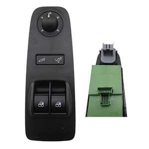 Bryter, vindusløfter, Foran venstre, FIAT DUCATO Buss, DUCATO Flak/chassi, DUCATO Skåp, 735532907