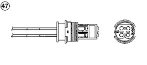 Lambdasonde, Venstre, MERCEDES-BENZ, 001 540 3817