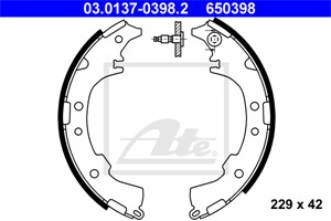 Bremsesko sett, Bakaksel, DAIHATSU TERIOS, TOYOTA PICNIC, 04495-44010, 04495-44020, 04495-87402-000, 04495-87403-000