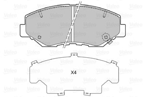 Bremseklosser sett, Framaksel, HONDA, 06450-S9A-A00, 06450-S9A-A01, 06450-S9A-E50, 06450-S9A-E51, 45022S9AA01, 45022-S9A-A01, 45022S9AE0
