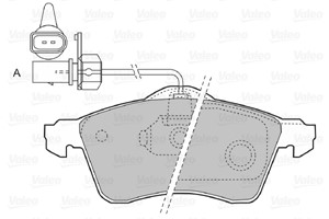 Bremseklosser sett, Framaksel, VW TRANSPORTER Buss IV, TRANSPORTER Flak/chassi IV, TRANSPORTER Skåp IV, 7D0698151D, 7D0698151F