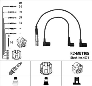 Tennledningssett, MERCEDES-BENZ, 102 150 19 18, 102 150 28 18, 25121591, 723021040, 72302-1040, 799921010, 79992-1010, A 102 150 19 18,