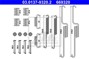 Tilbehørsett, bremsesko, Bakaksel, VW AMAROK, AMAROK Flak/chassi, 2H0 698 545