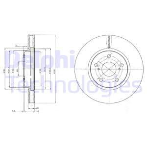 Bremseskive, Framaksel, Venstre, LEXUS IS II, IS III, IS C, TOYOTA CROWN, MARK X I, 4351230310, 43512-30310