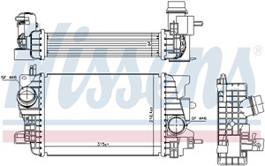 Ladeluftkjøler, OPEL MERIVA B Minibus, minivan, MERIVA B VAN, VAUXHALL MERIVA Mk II, 1302143, 13283253