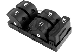 Bryter, vindusløfter, På førersiden, AUDI A4 B7, A4 B7 Avant, SEAT EXEO, EXEO ST, 8E0 959 851 B, 8E0 959 851 D, 8E0 959 851