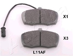 Bremseklosser sett, Framaksel, LAND ROVER 110/127, 90 I, RANGE ROVER I, RTC3348