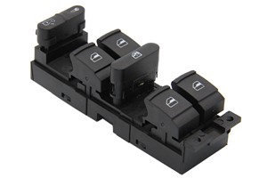 Bryter, vindusløfter, Foran, På førersiden, SEAT,VW, 1J4959857, 1J4959857B, 1J4959857D