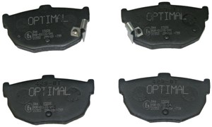 Bremseklosser sett, Bakaksel, NISSAN SILVIA, 4406001P91, 4406004S25, 4406004S26, 4406004S27, 4406008E90, 4406033F90, 4406035F90, 4406061
