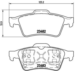 Bremseklosser sett, NISSAN,RENAULT, 12799240, 44060AV625, 44060AV725, 44060BA00F, 7701206609, 7701207968, 7701207996, 8660004473